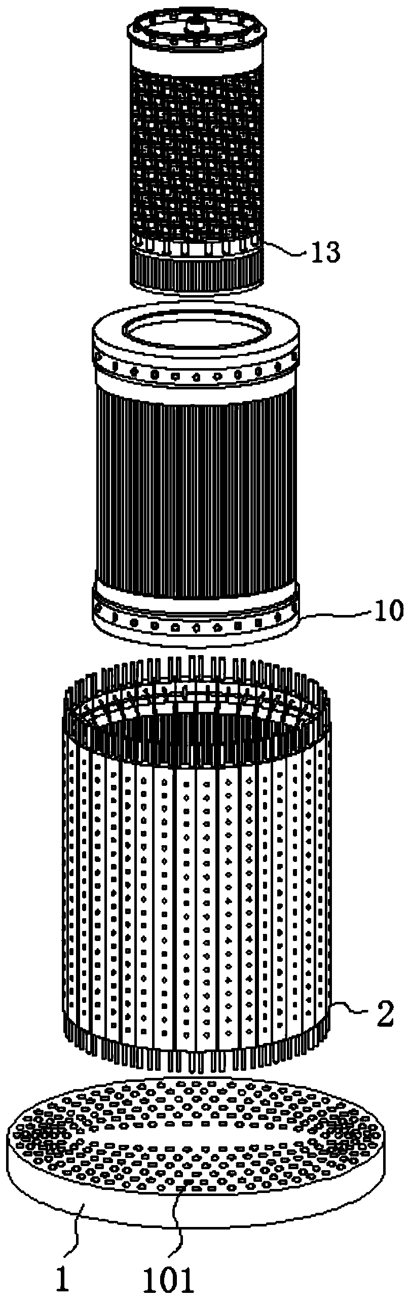 Intelligent building indoor air cleaner