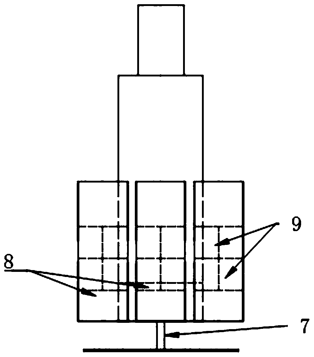 Self-stabilized multi-column offshore floating wind power Spar platform