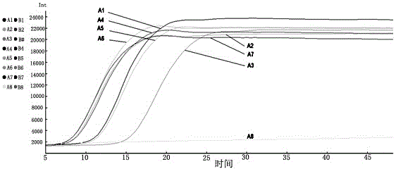 Grass carp reovirus type I type II type III type iii RT-lamp fluorescence detection kit and detection method