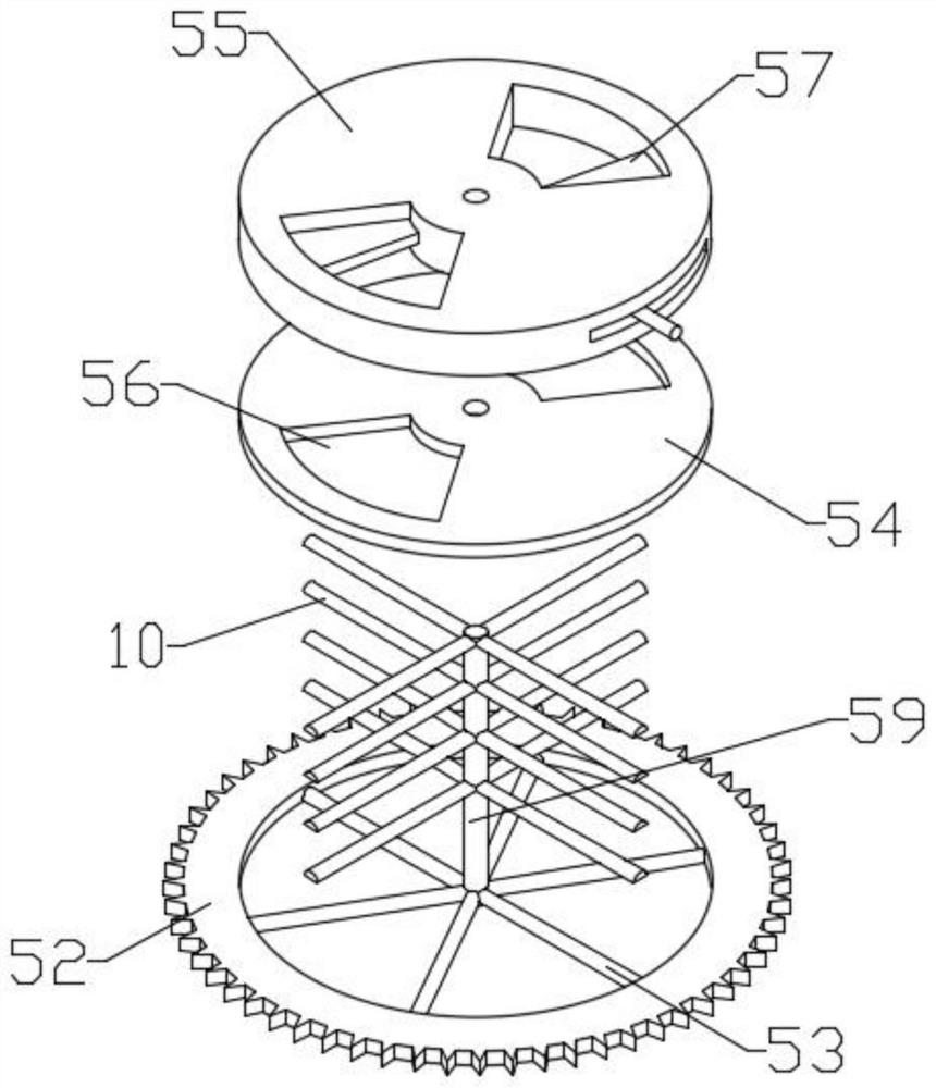 Feed blending treatment device for livestock breeding