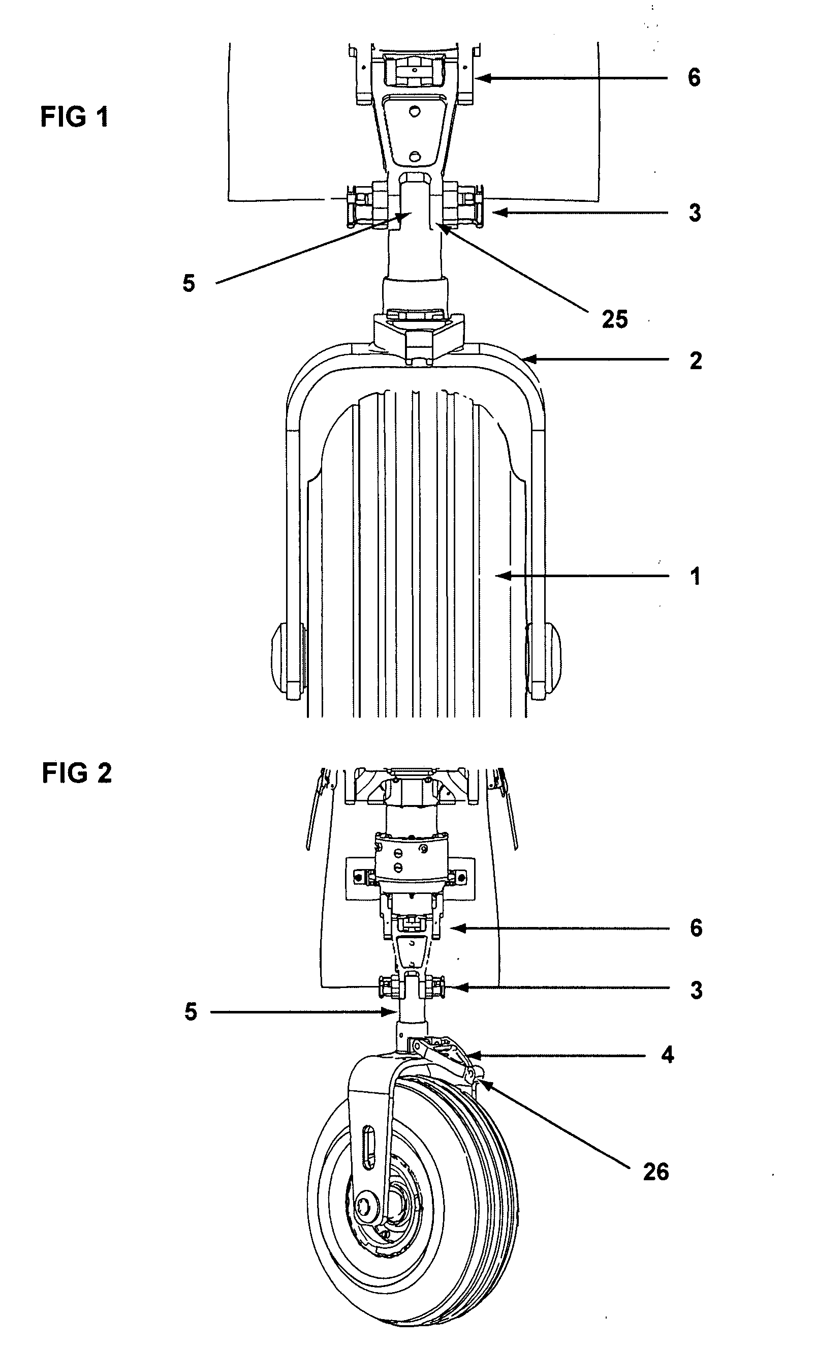 Aircraft nose gear control apparatus