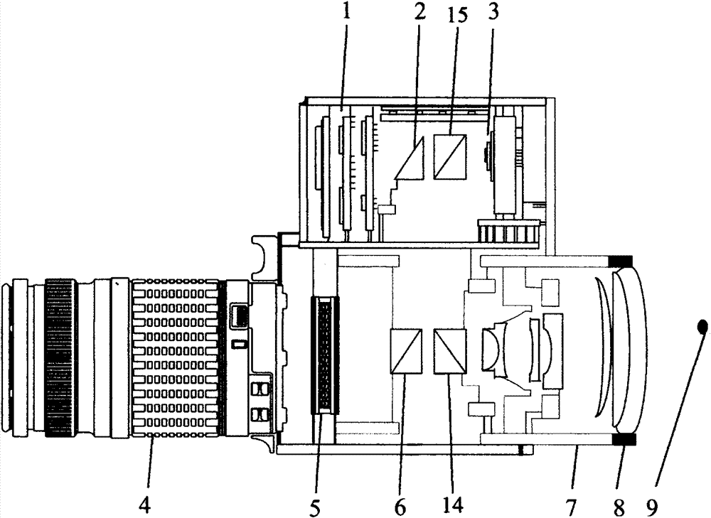 Liquid crystal-based direct-view anti-glare imager and anti-glare imaging method