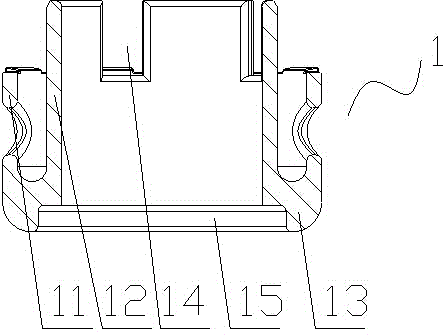 Degradable outer buckled type intestine auxiliary anastomotic device