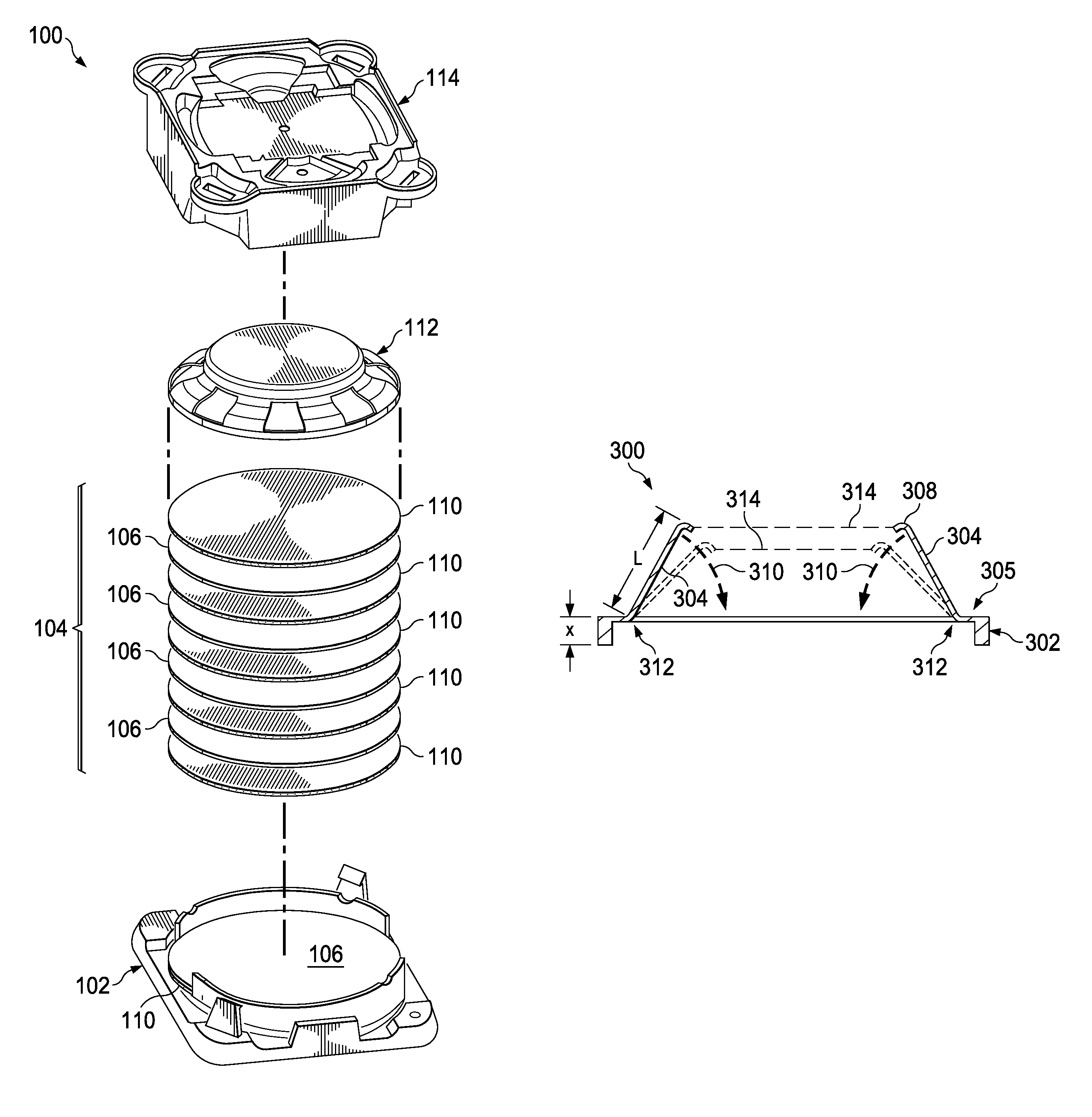 Packing insert for disc-shaped objects