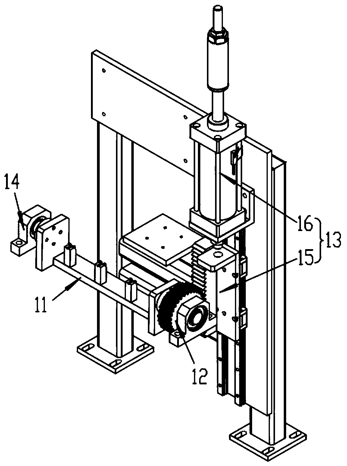 Copper pipe side-by-side automatic bending device