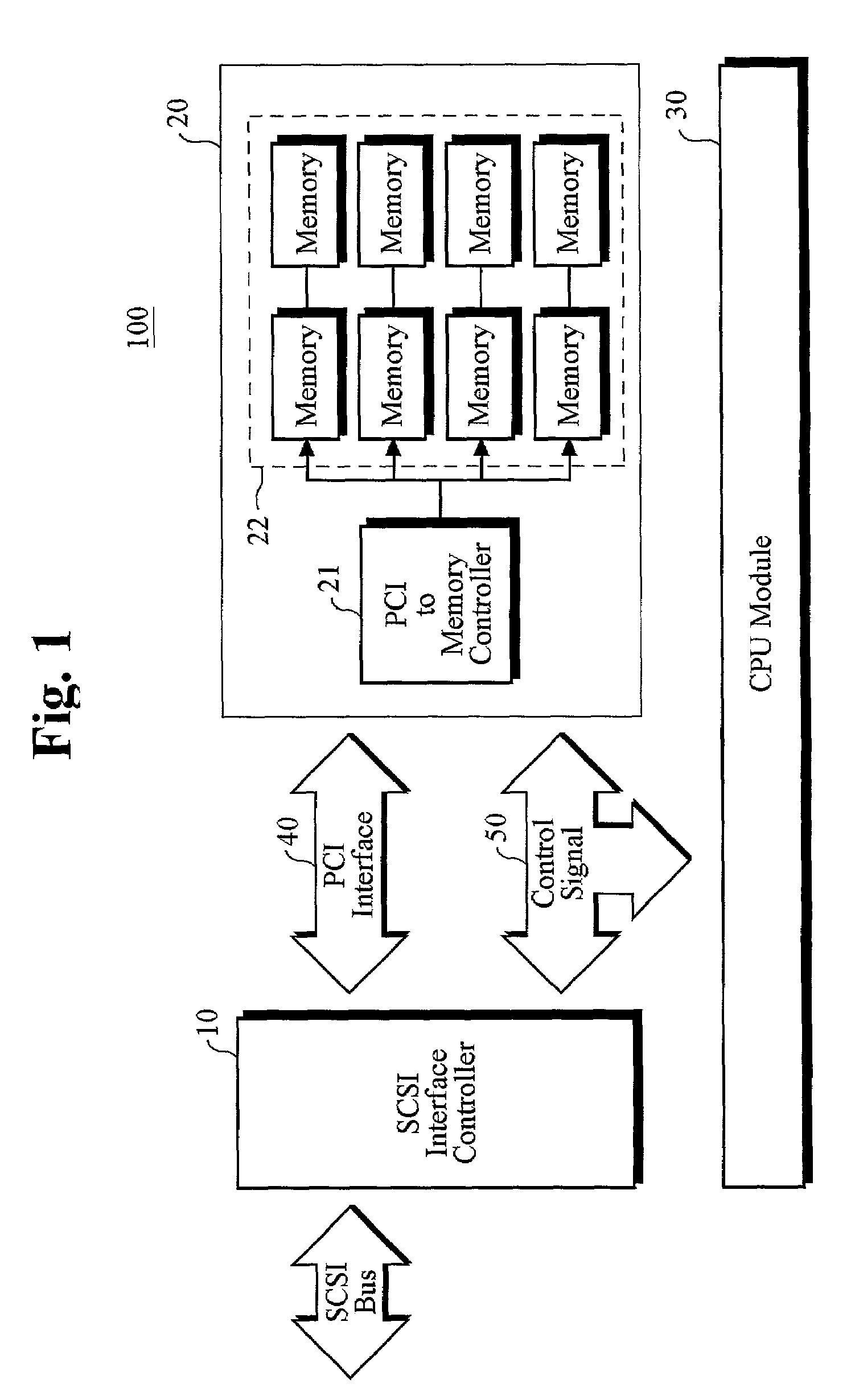 System for addressing a data storage unit used in a computer