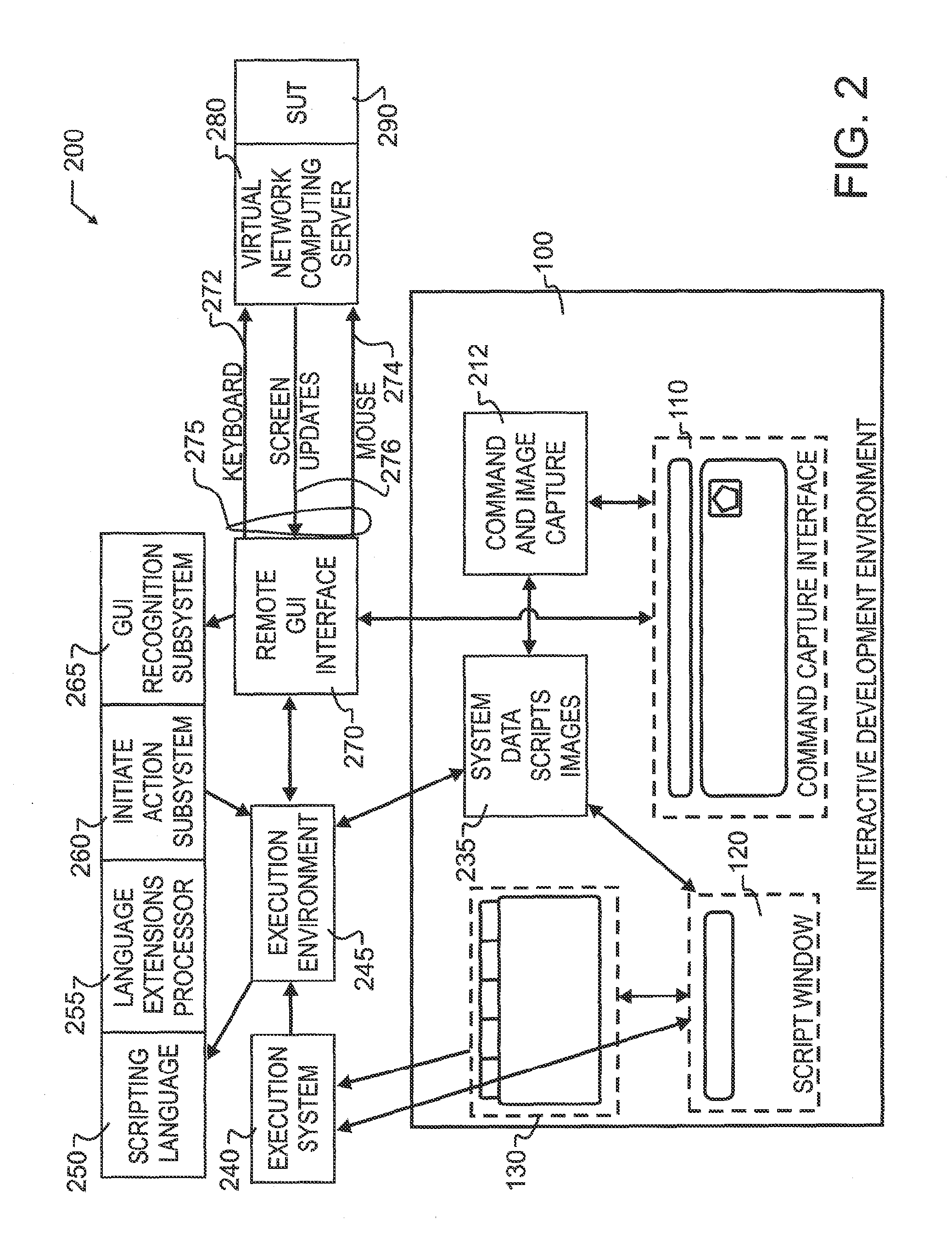 Method for monitoring a graphical user interface on a second computer display from a first computer