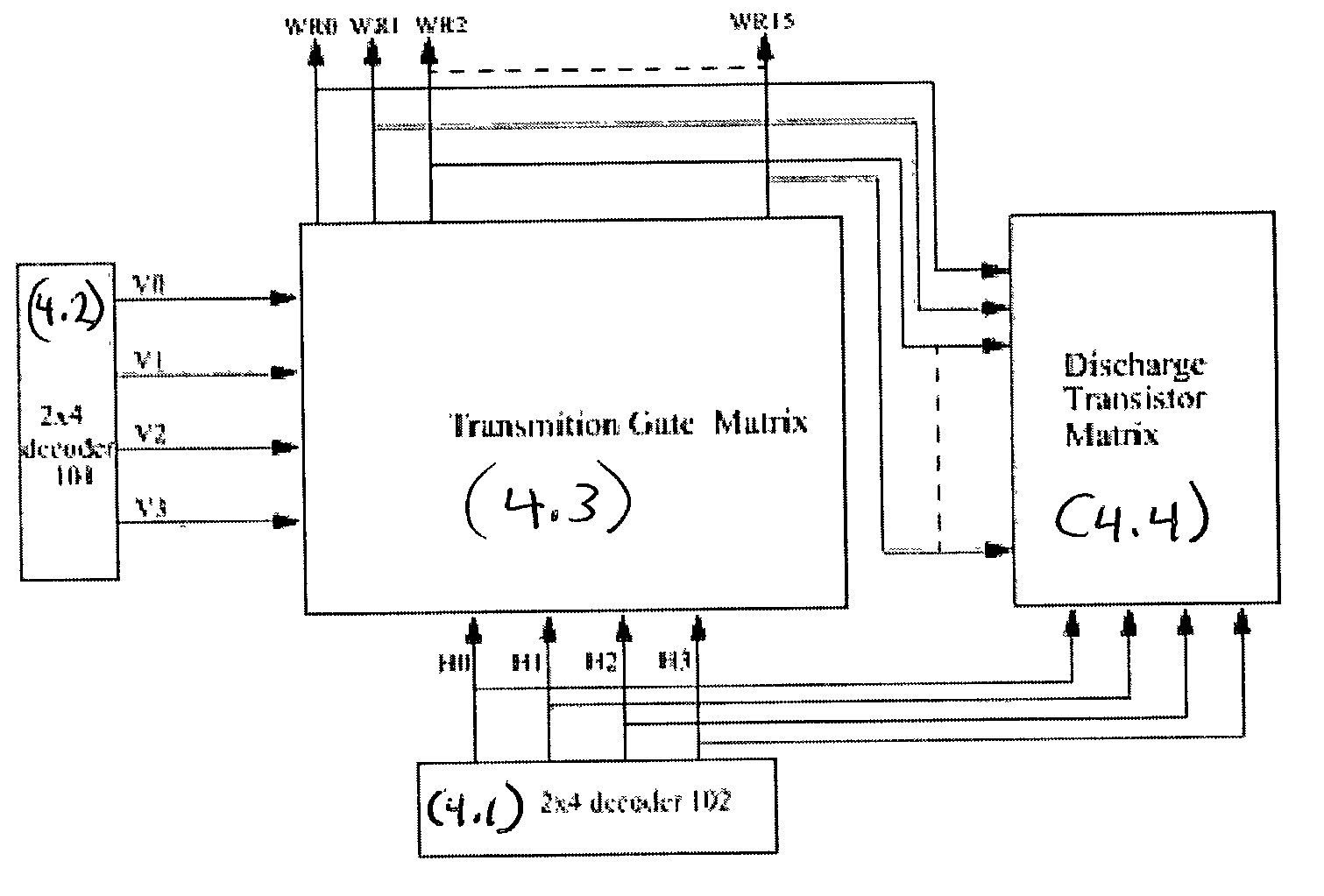 Decoder scheme for making large size decoder