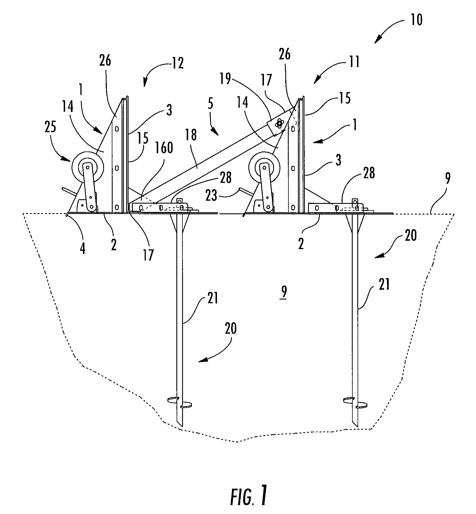 Portable perimeter defense system