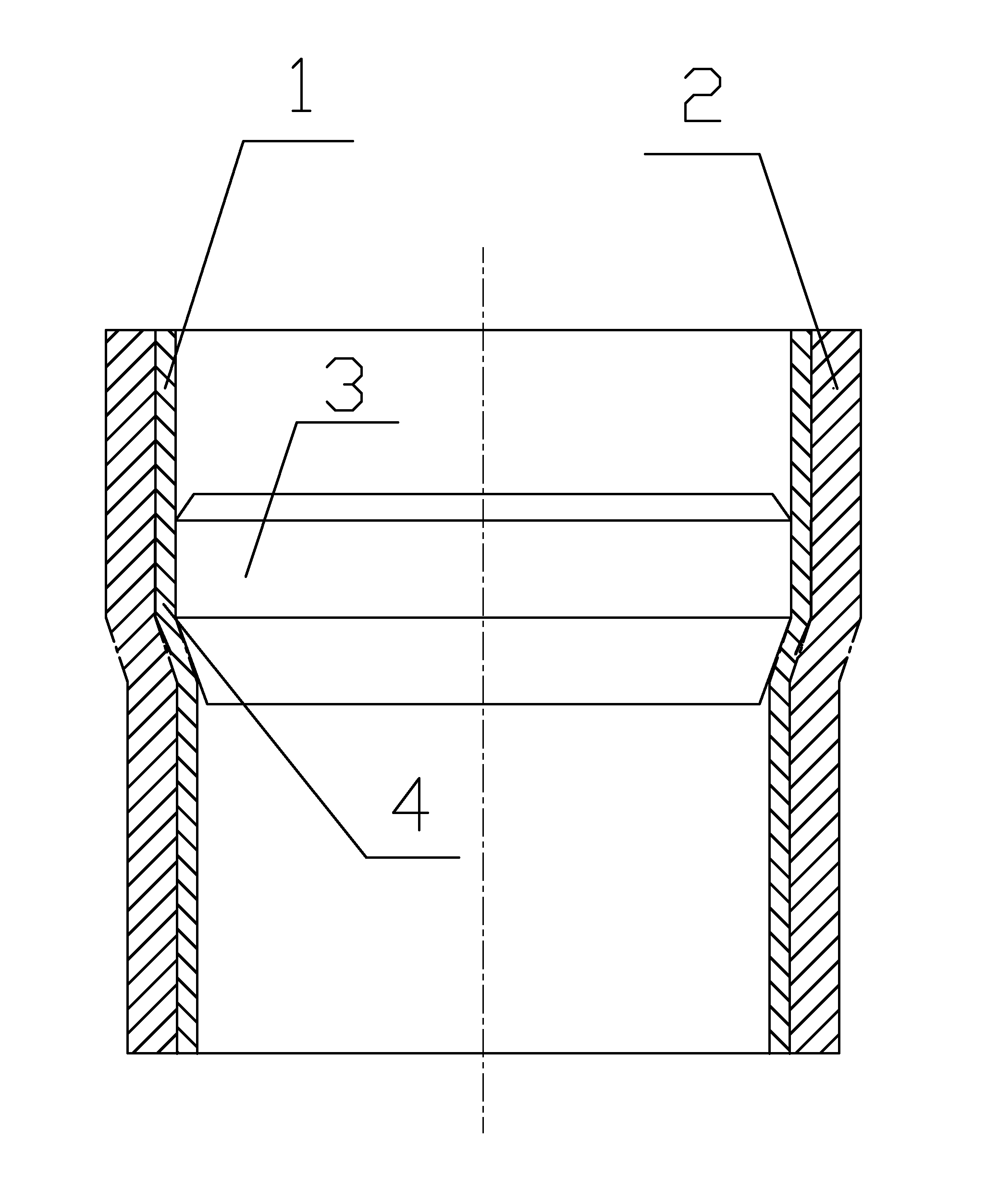 End socket structure of copper and steel bimetallic pipe and seal welding method thereof