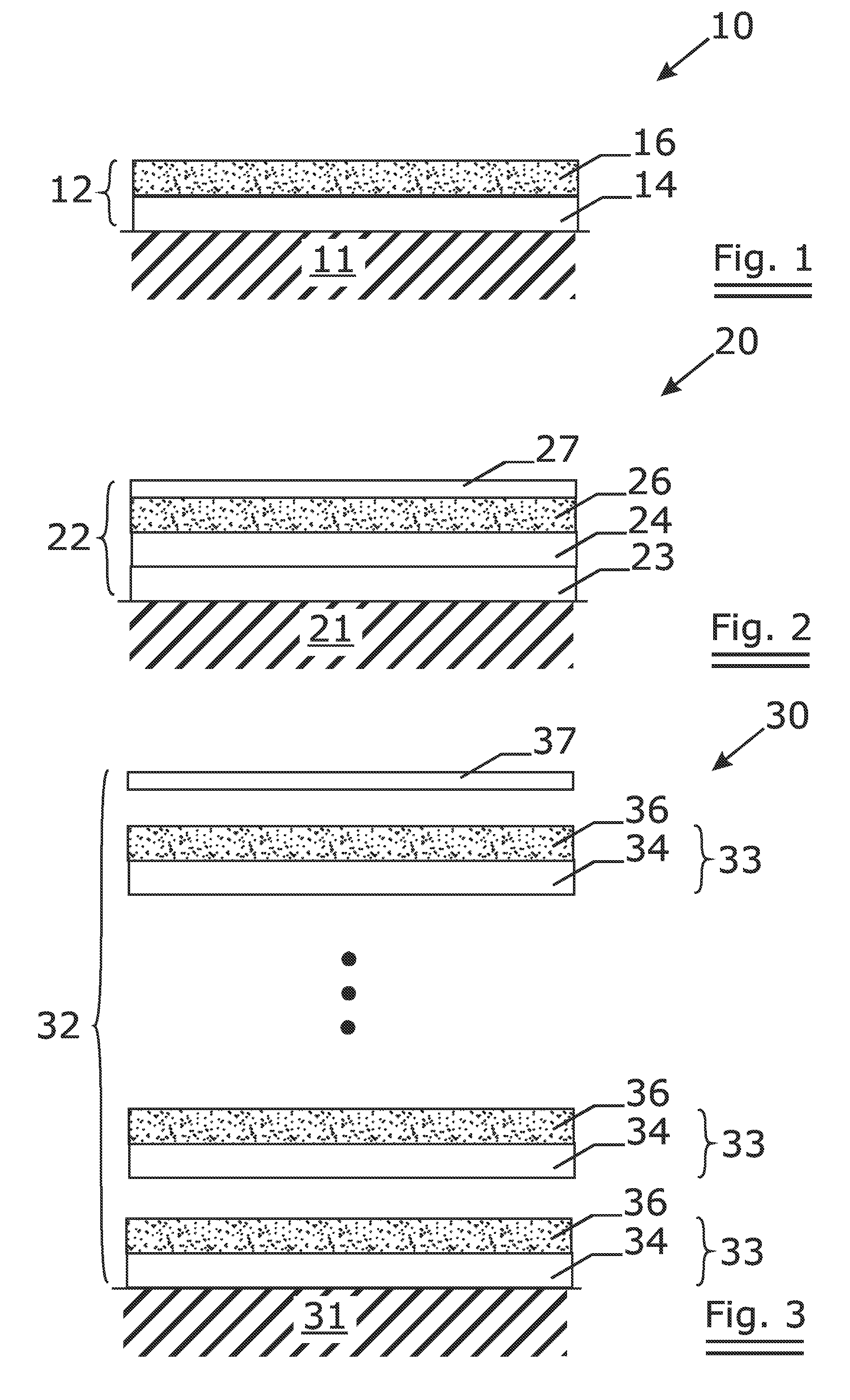 Substrate Coated With a Layered Structure Comprising a Tetrahedral Carbon Coating