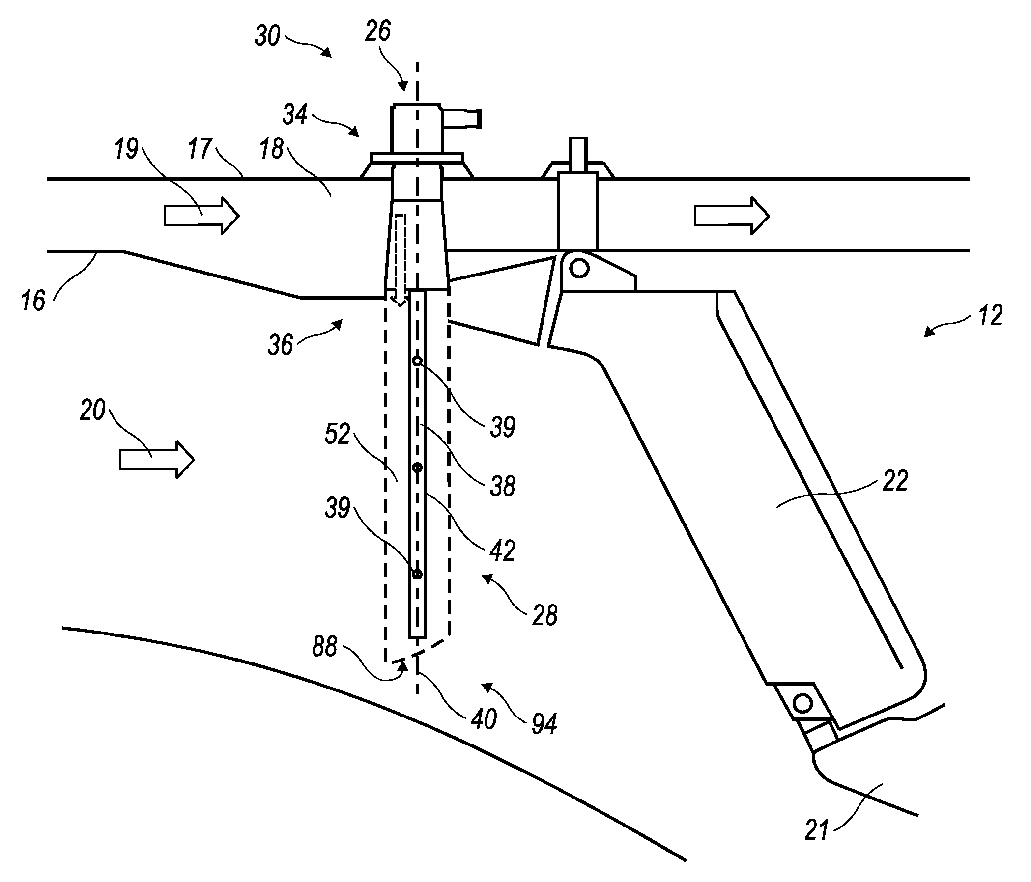 Method and apparatus for providing an afterburner fuel-feed arrangement