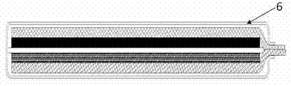 Lithium battery with high specific energy and preparation method for current collector of lithium battery