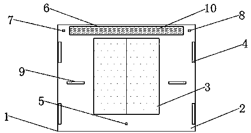 Cable tunnel micro automatic fireproof door