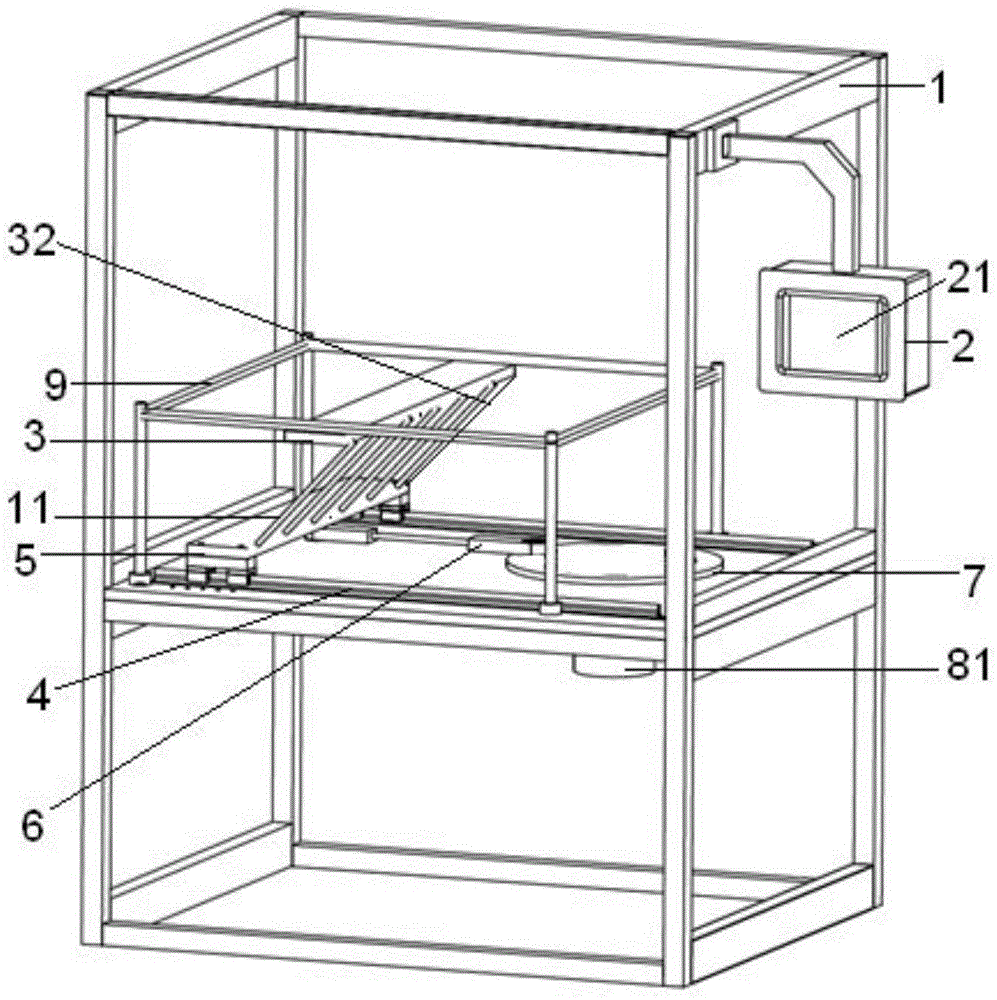 Wire harness fatigue testing device and testing method