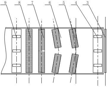 Packaging bag sorting device