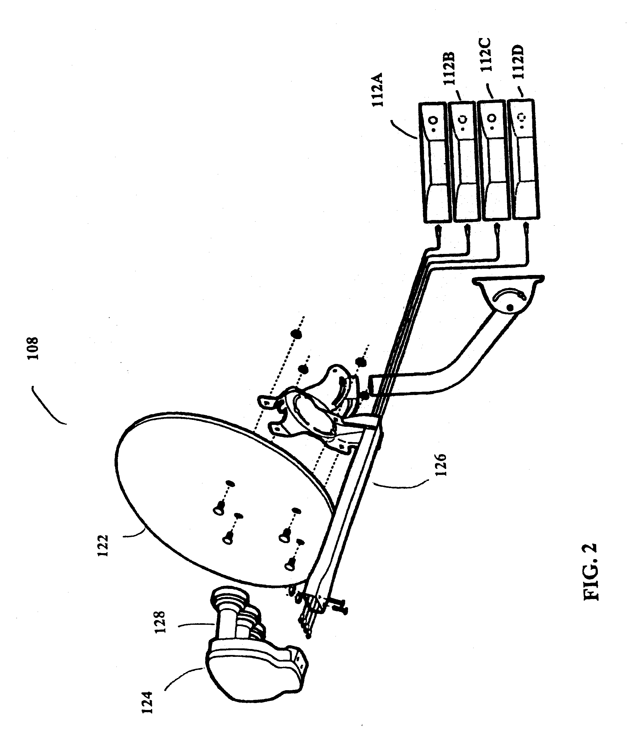 Odu alignment procedure using circularly polarized signals allocated to specific satellites