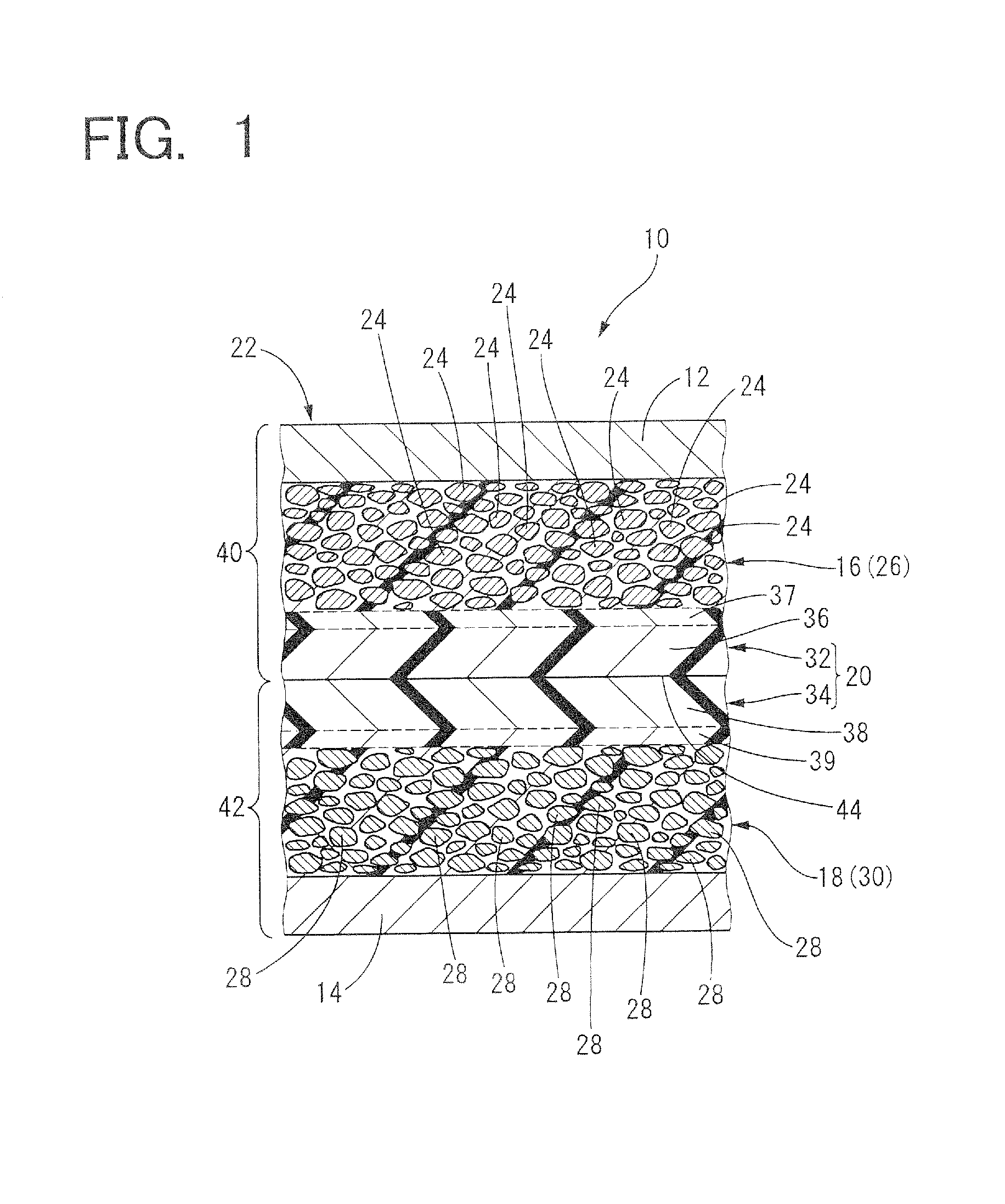 Lithium-ion secondary battery, and method of and apparatus for producing the same