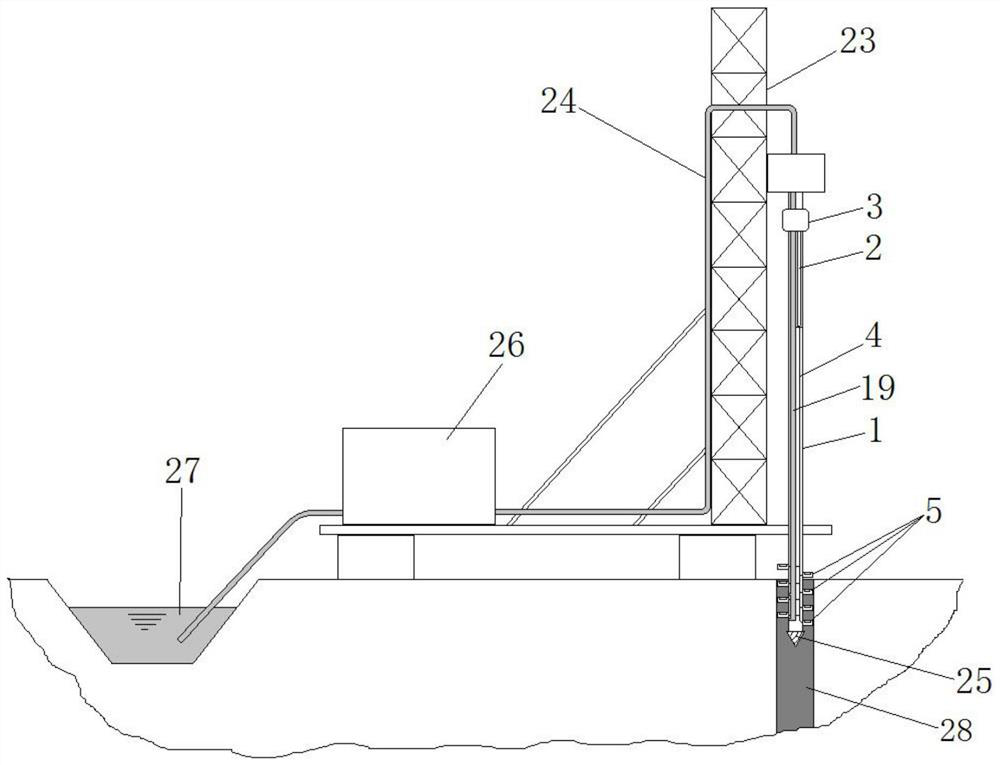 Slurry stirring equipment for geotechnical engineering