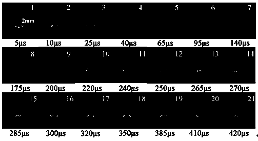 Device and method utilizing laser light to induce compound stamping formation