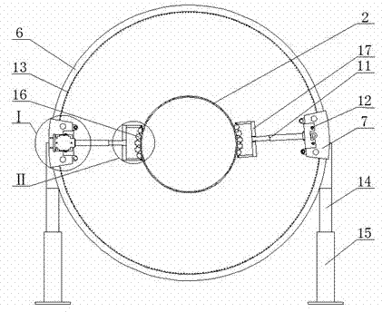 Bent steel tube ultrasonic automatic detecting system