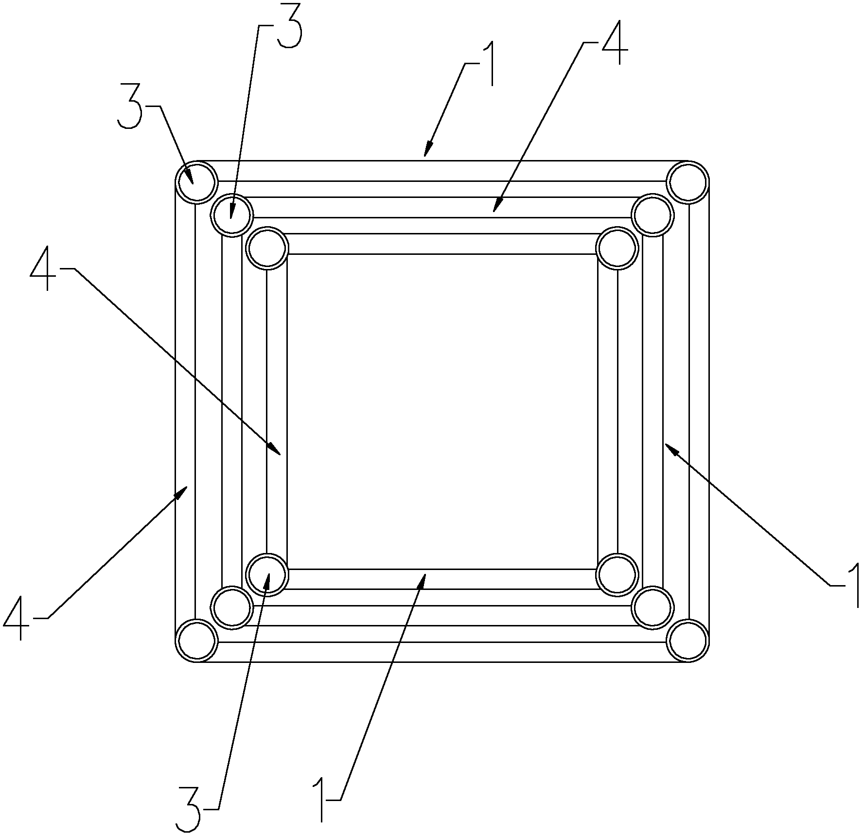 Telescopic truss arm and engineering machinery