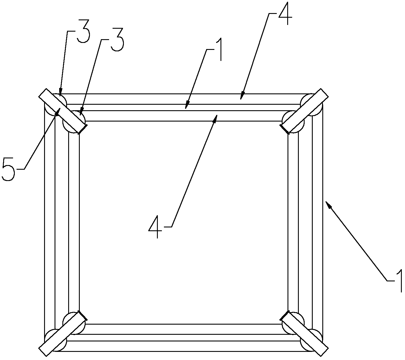 Telescopic truss arm and engineering machinery