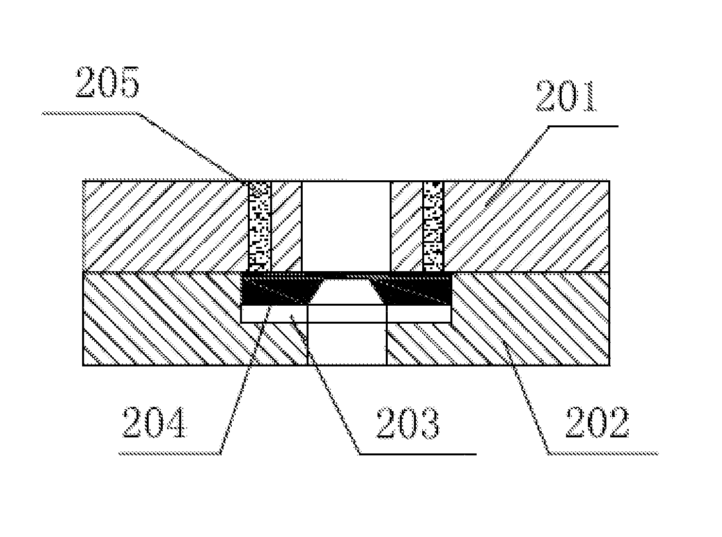 Encapsulation structure for silicon pressure sensor