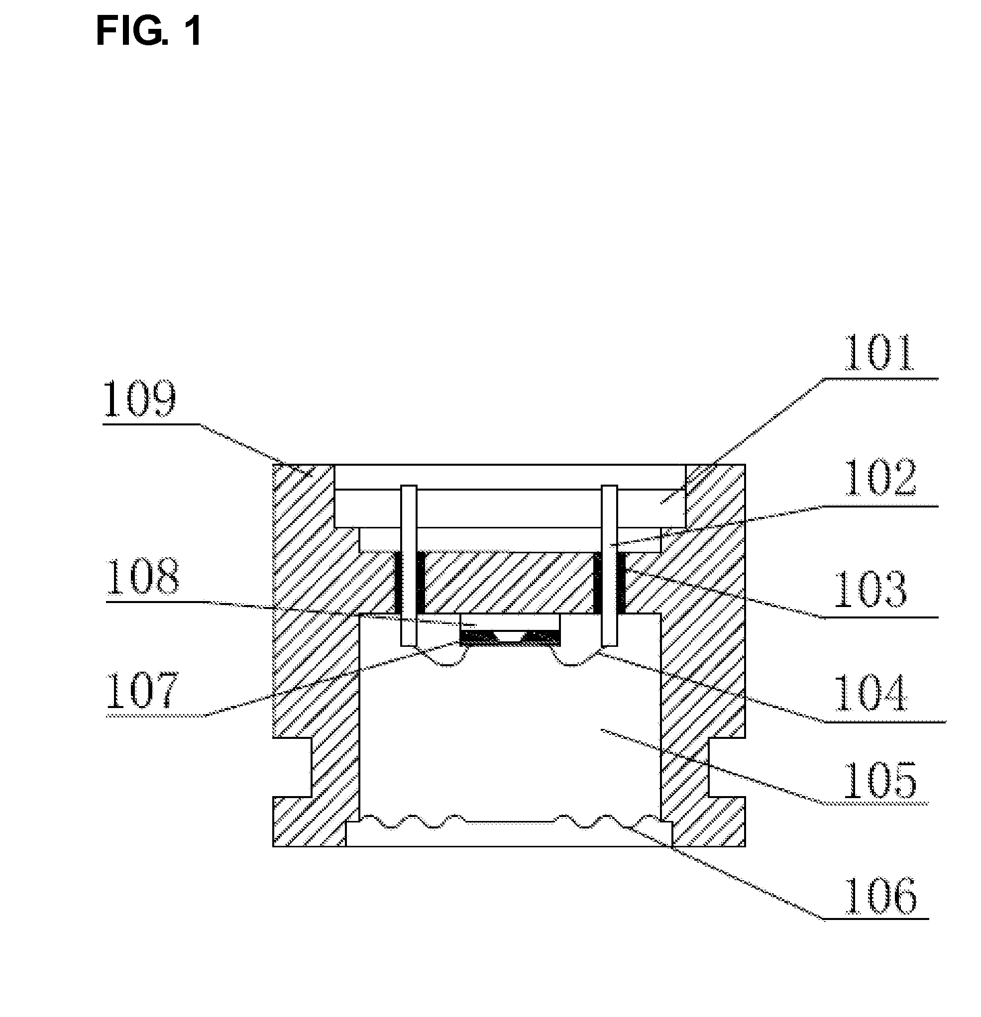 Encapsulation structure for silicon pressure sensor