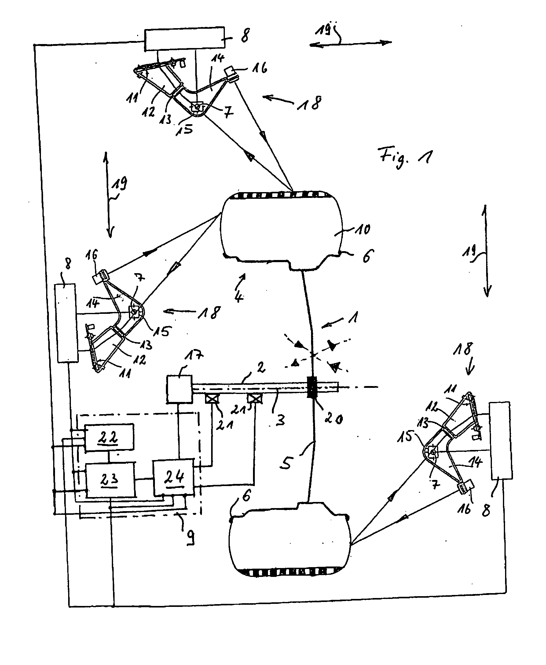 Method and apparatus for balancing a motor vehicle wheel