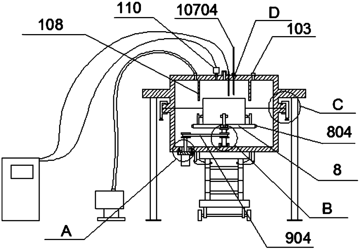 Mechanical stirring cooling-type crystallization device