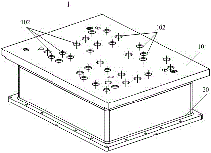 Core box for the production of rod-shaped sand cores