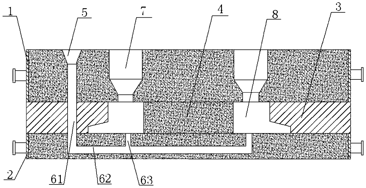 High-hardness nodular cast iron roller sheet and casting method thereof