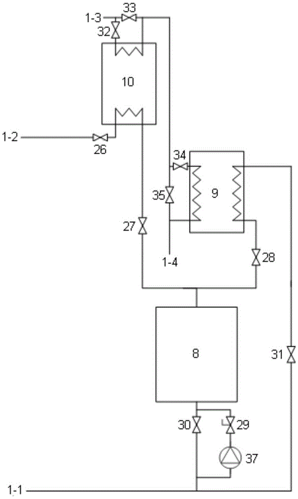 A power peak shaving heat and power cogeneration waste heat recovery device and its operating method