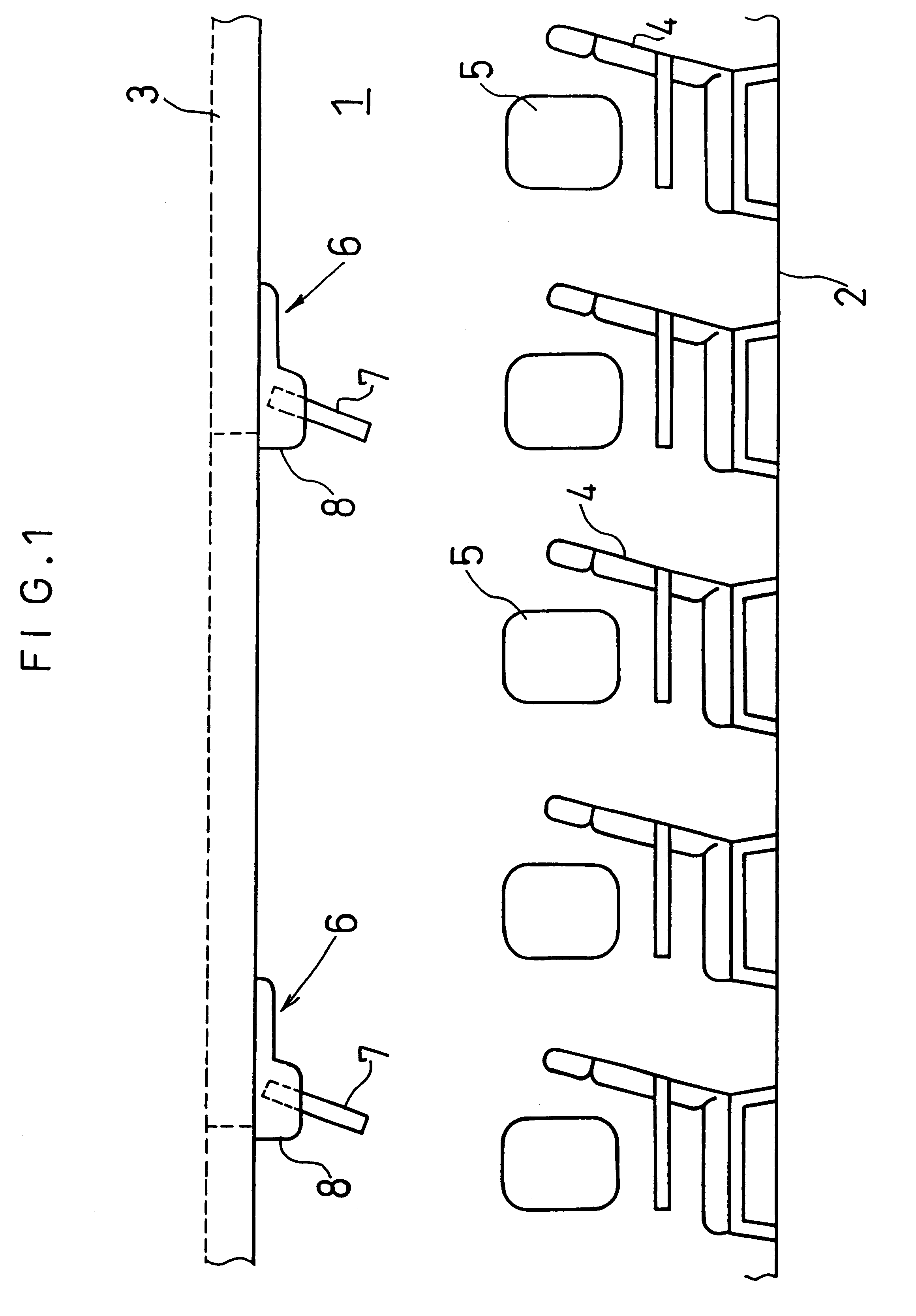 Stowing apparatus of picture monitor for transportation