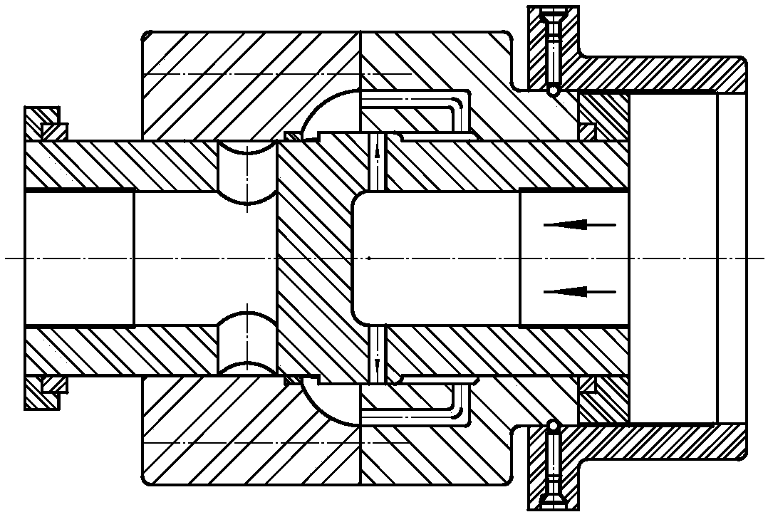 Dual-structure core tube valve