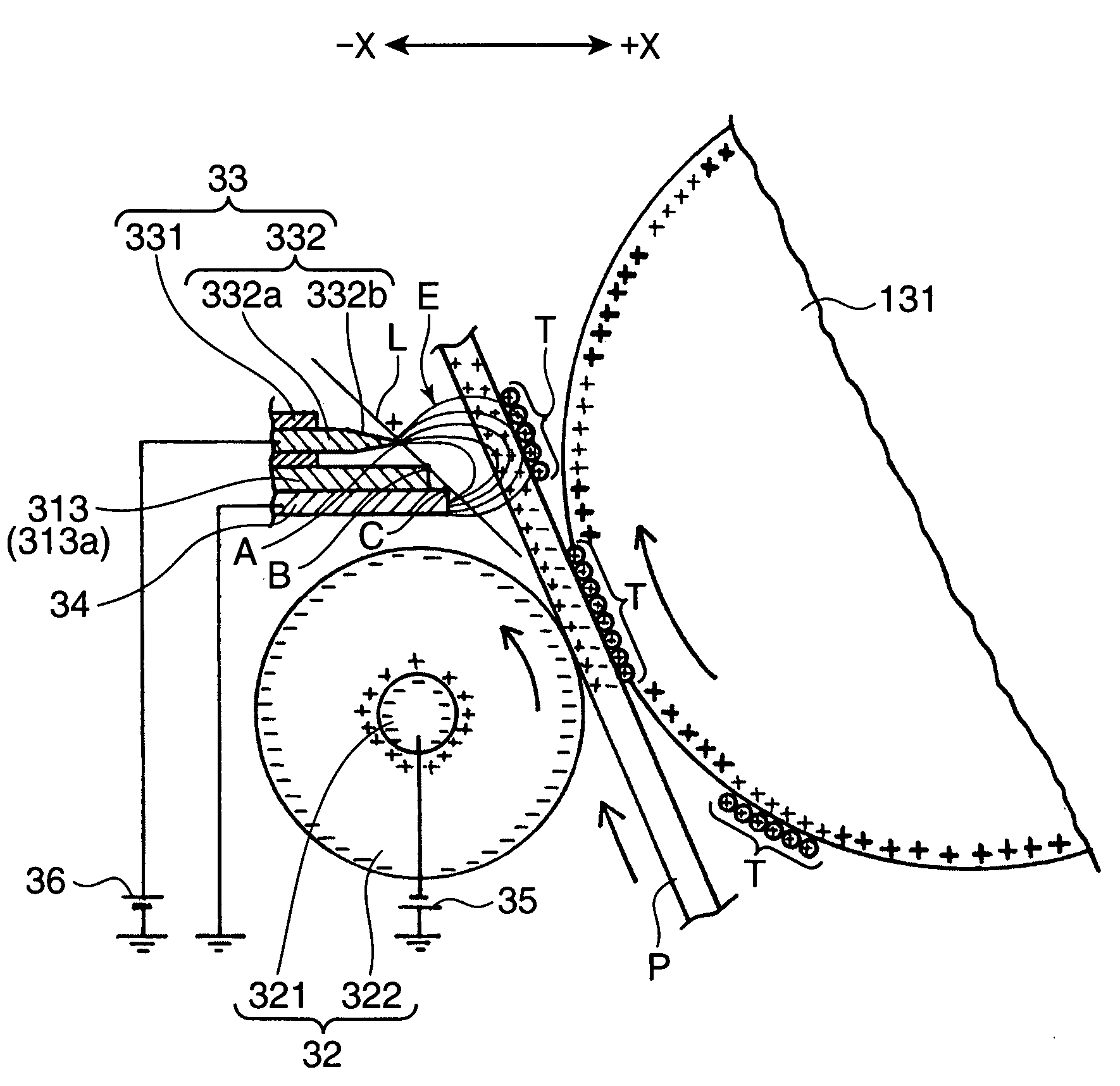 Image forming apparatus with static charge eliminator for discharging an electric charge on a transfer sheet