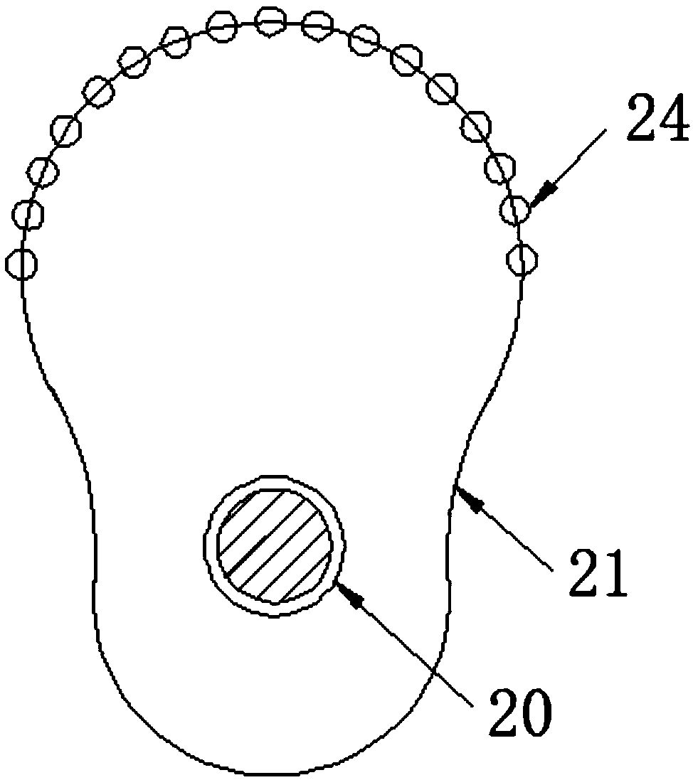 Leg training device for rehabilitation department