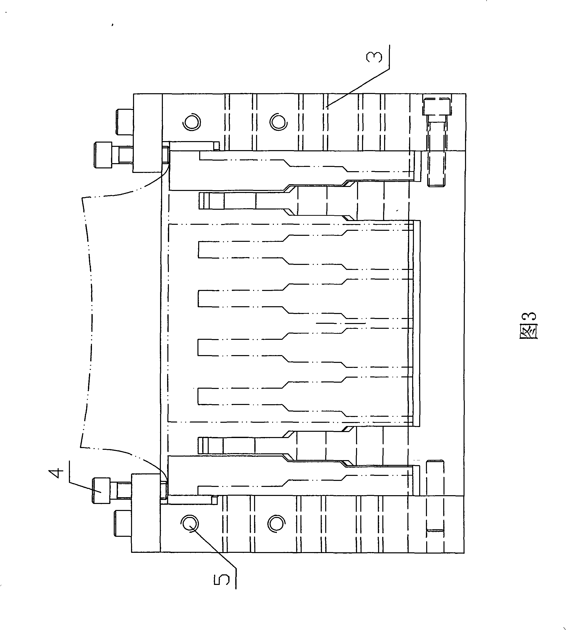 Processing technology of steam turbine seven-fork blade root pin holes and special fixture