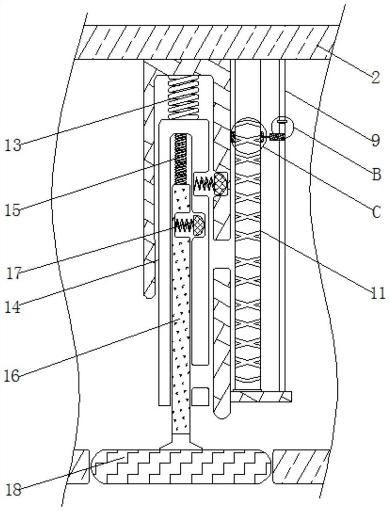 Electric vehicle tilting prevention device based on electromagnetic induction principle