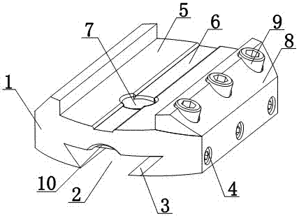 Slide base for aluminum plate sheet machining