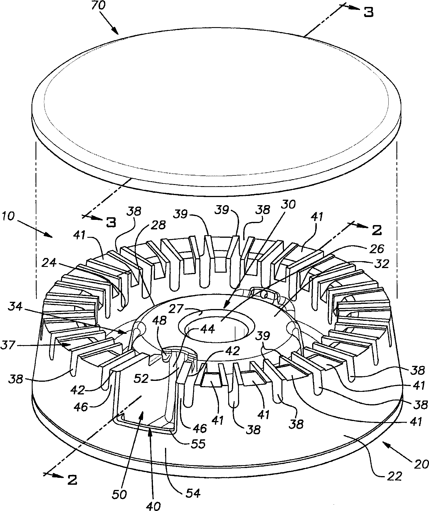 Burner with flame stability