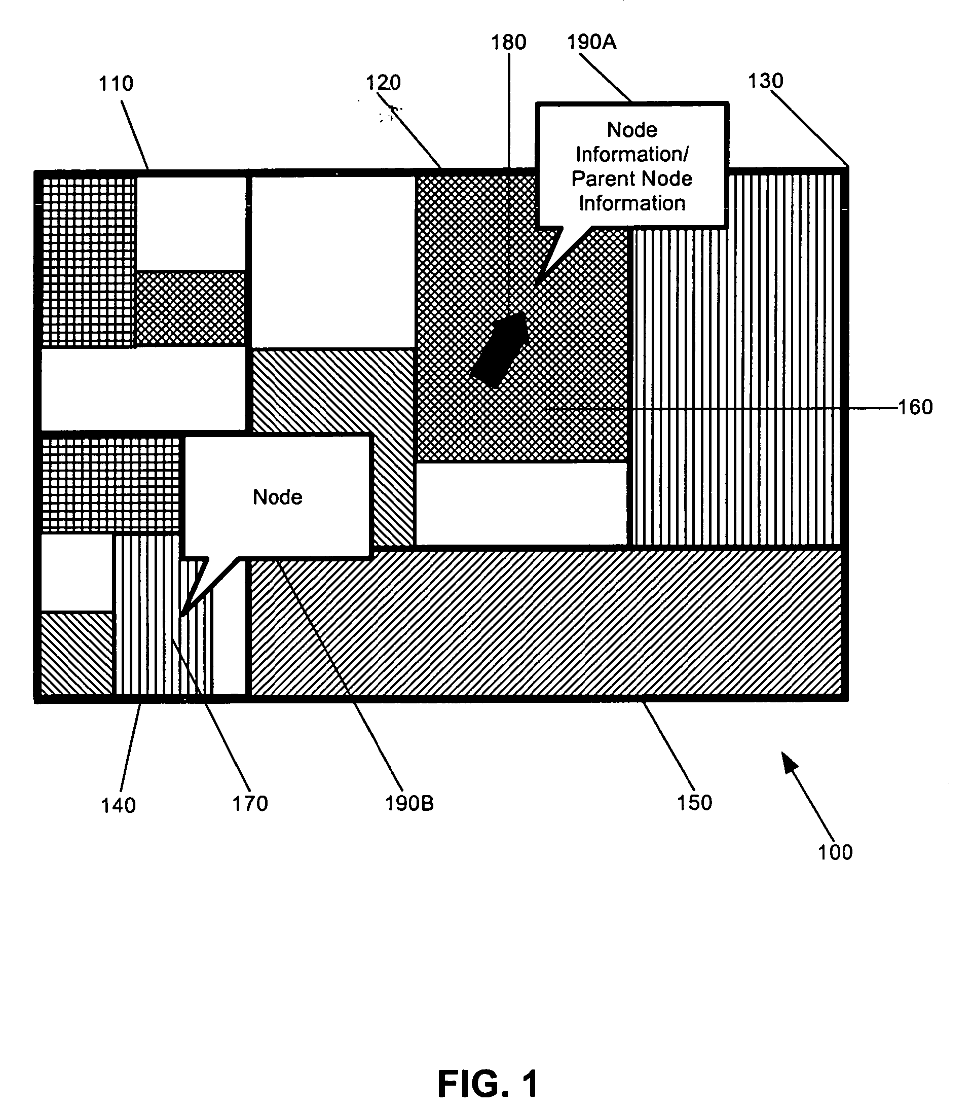 Displaying multi-ownership in a tree-map visualization