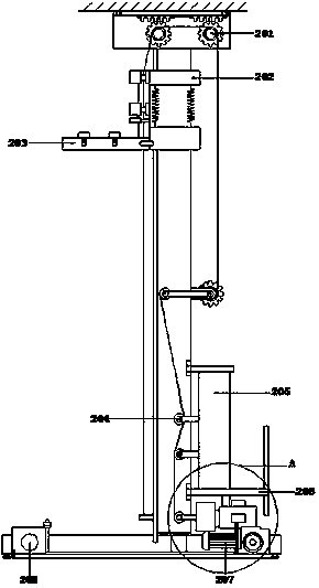 Auxiliary device for electric power construction