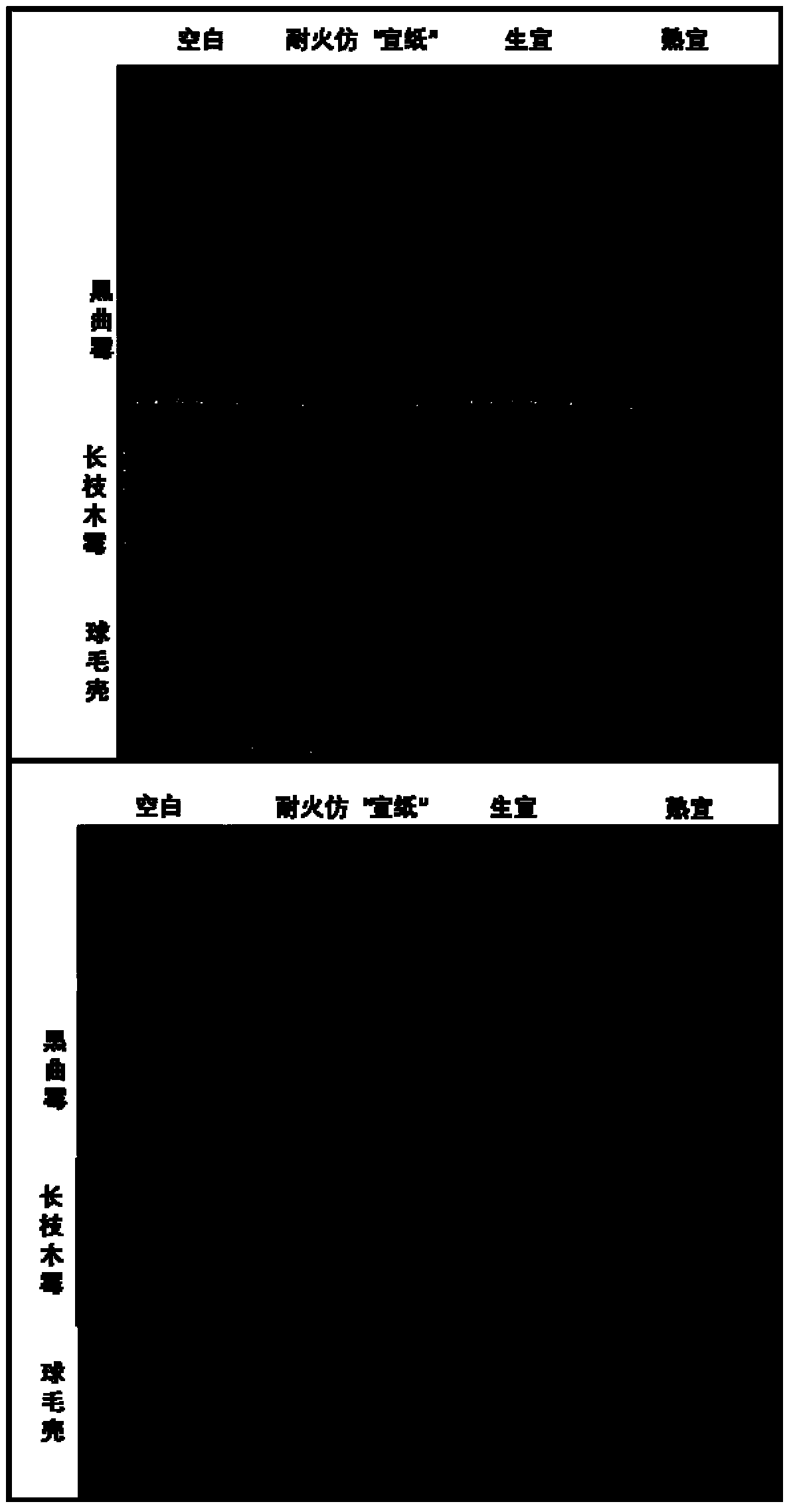 Fire-resistant imitated 'Xuan paper'