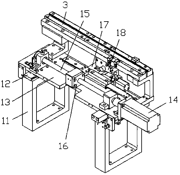 Dipolar plug continuous pin inserting device capable of detecting