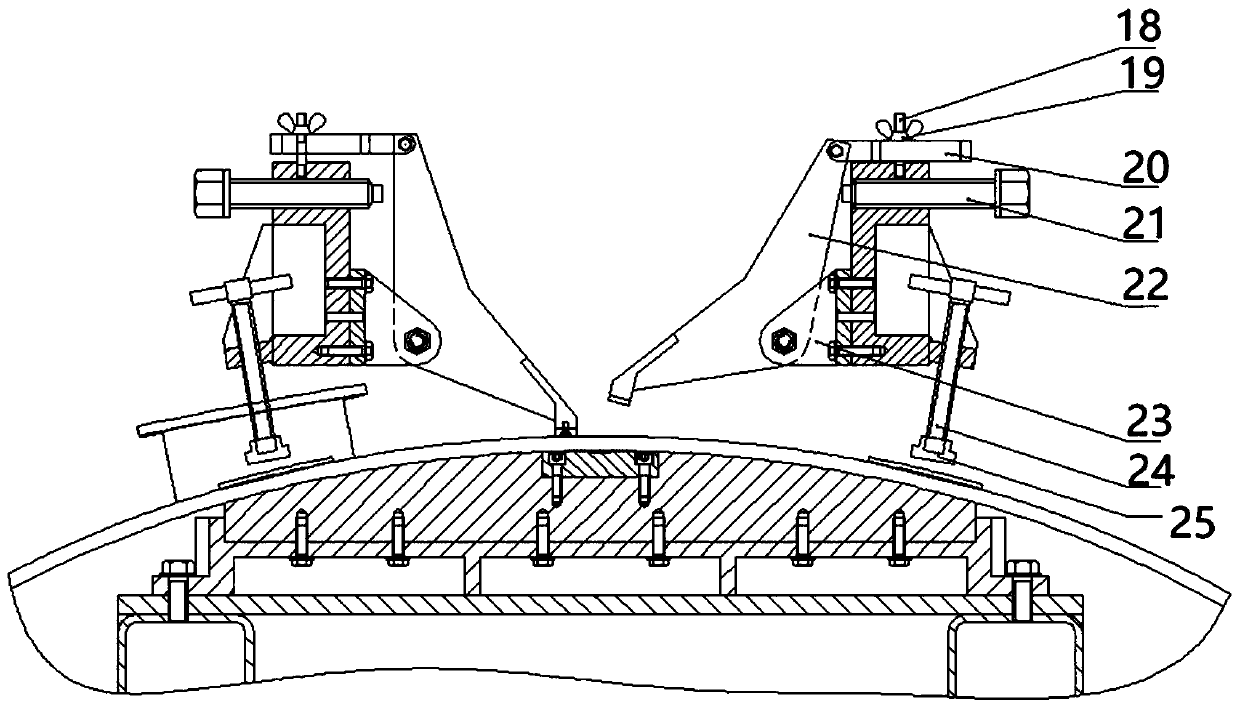 Conical circular ring butt welding method and device