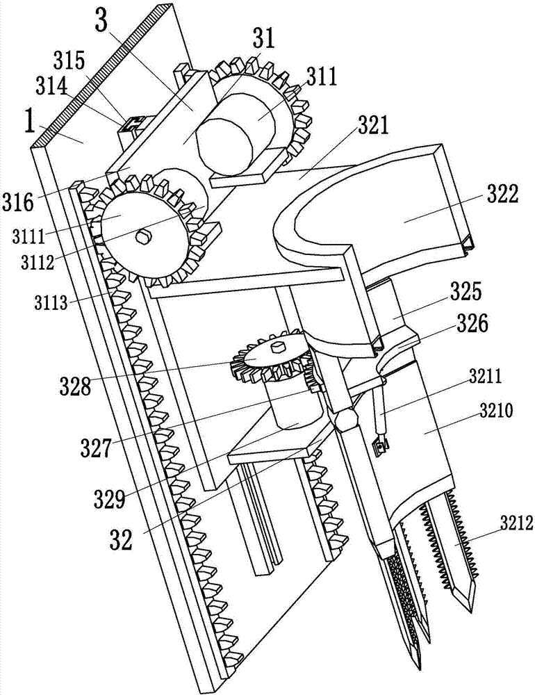 Special garden equipment for automatically trimming and transplanting trees in construction of green city