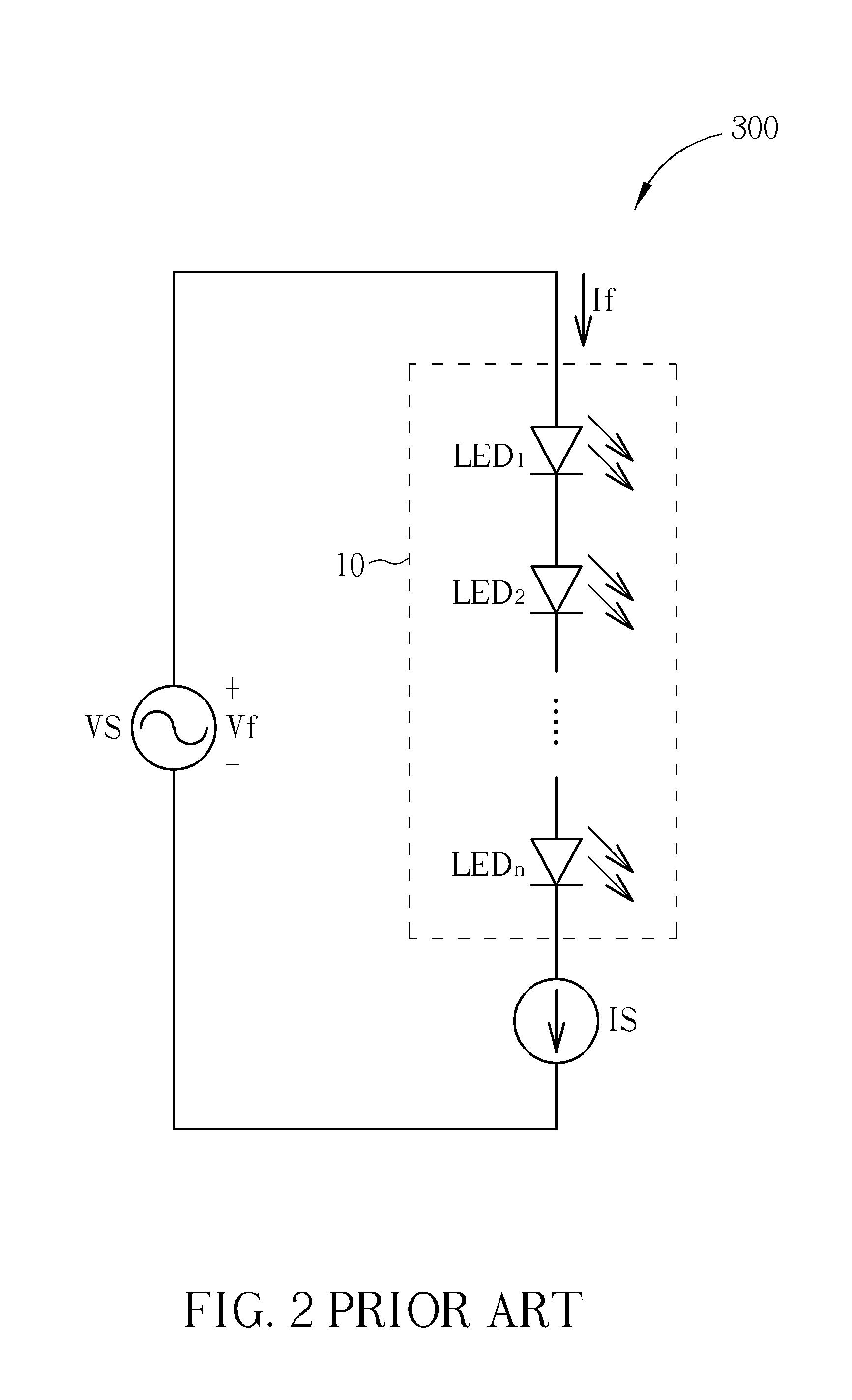 LED driving circuit having a large operational range in voltage