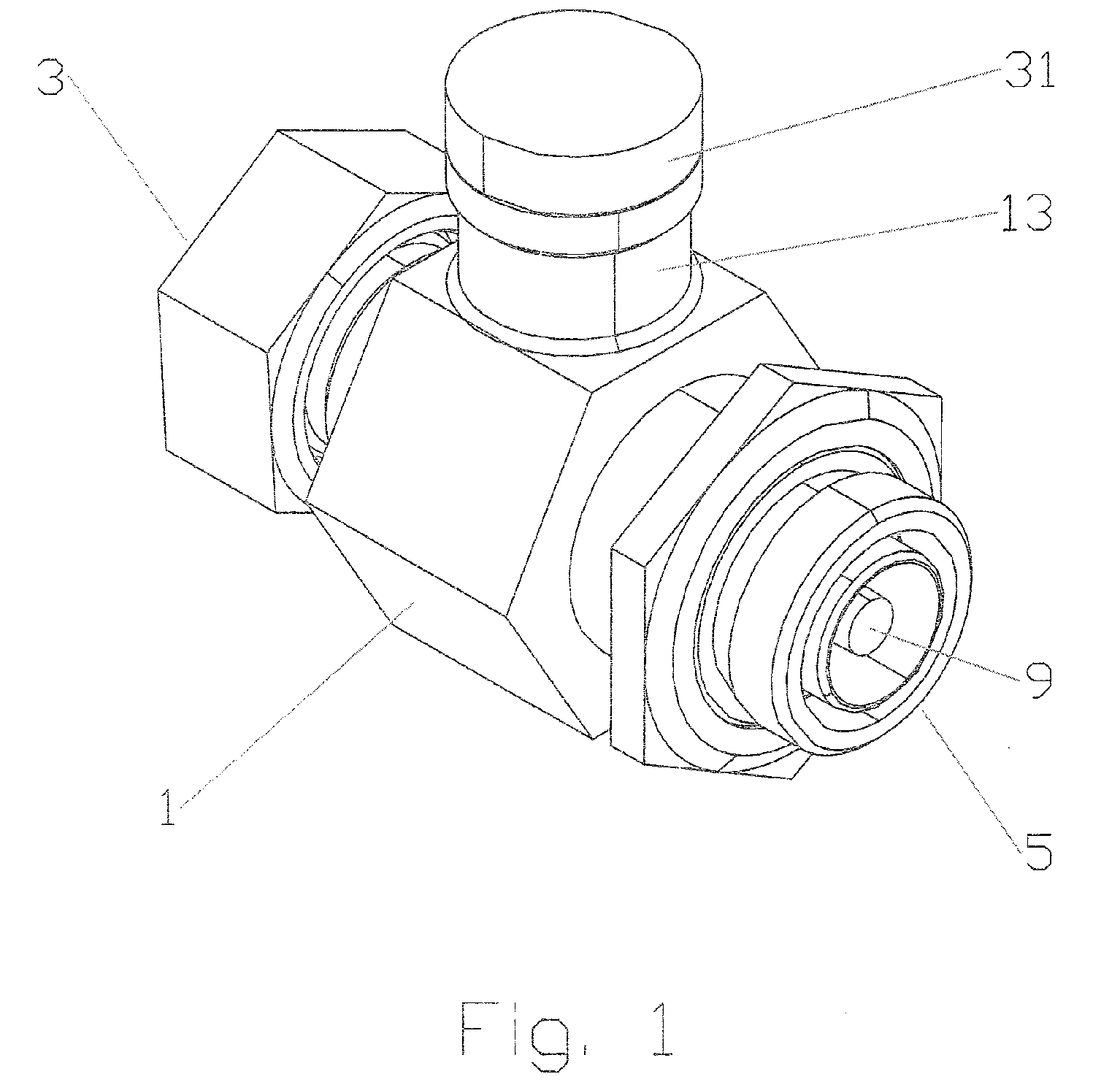 Offset planar coil coaxial surge suppressor